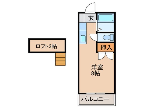 ベルハイツの物件間取画像